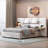 Luxurious Upholstered Platform Bed With Multiple Functionalities And Storage Options-1181029506-1181029509