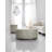 Melange Greystone Round Cocktail Table