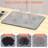 Diatomaceous Earth Dish Drying Rack With Drain Board, Utensil Holder & Cup Holder