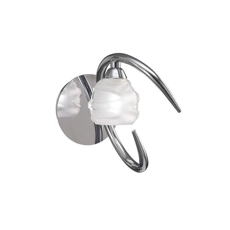 Wawona Armed Sconce, Chrome, Yes