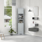 Multifunctional Corner Cabinet Bathroom Tall Storage Cabinet