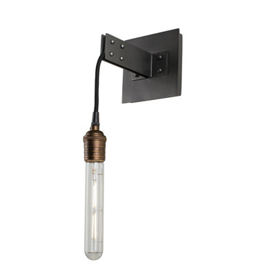 Stuyvesant 1 LT Matte Gun Metal Wall Sconce Kalco