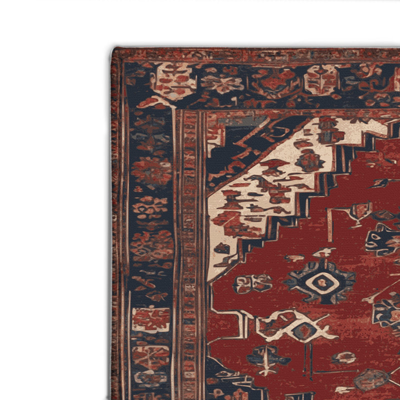 Tapis d'intérieur et d'extérieur brun Persian, Rectangulaire 2 pi x 3 pi