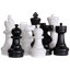 12" Giant Plastic Chess Pieces