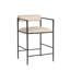 Barbana Upholstered Stool with Metal Frame-1340407303