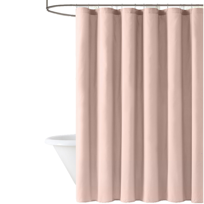 Truly Soft Everyday Solid Color Microfiber Shower Curtain, Gray