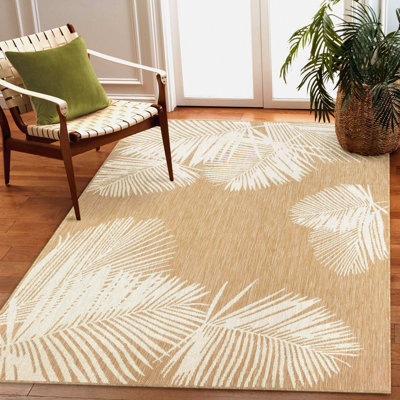 Tapis intérieur / extérieur sable Ashwin