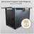 25" H x 42" W steel outdoor fire pit table with lid