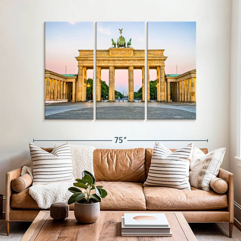 Brandenburg Gate At Dawn, 42" H x 65" W