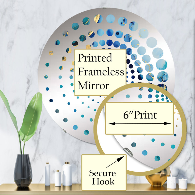 Basiran Circle Mirror, 31.4" x 31.4"