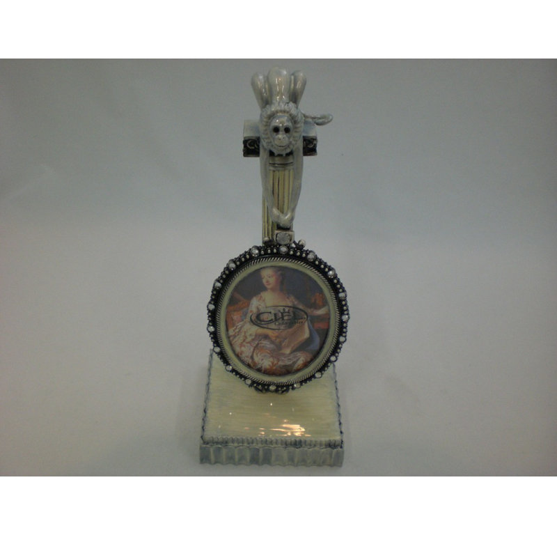 Bilmar White Oval Single Picture Frame