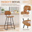 Tabouret de comptoir rembourré avec structure en métal-1453883795-1453883792