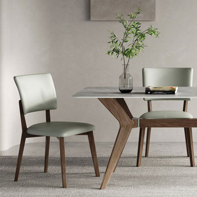 Modern  Rectangular Rock Slab Dining Table Sets