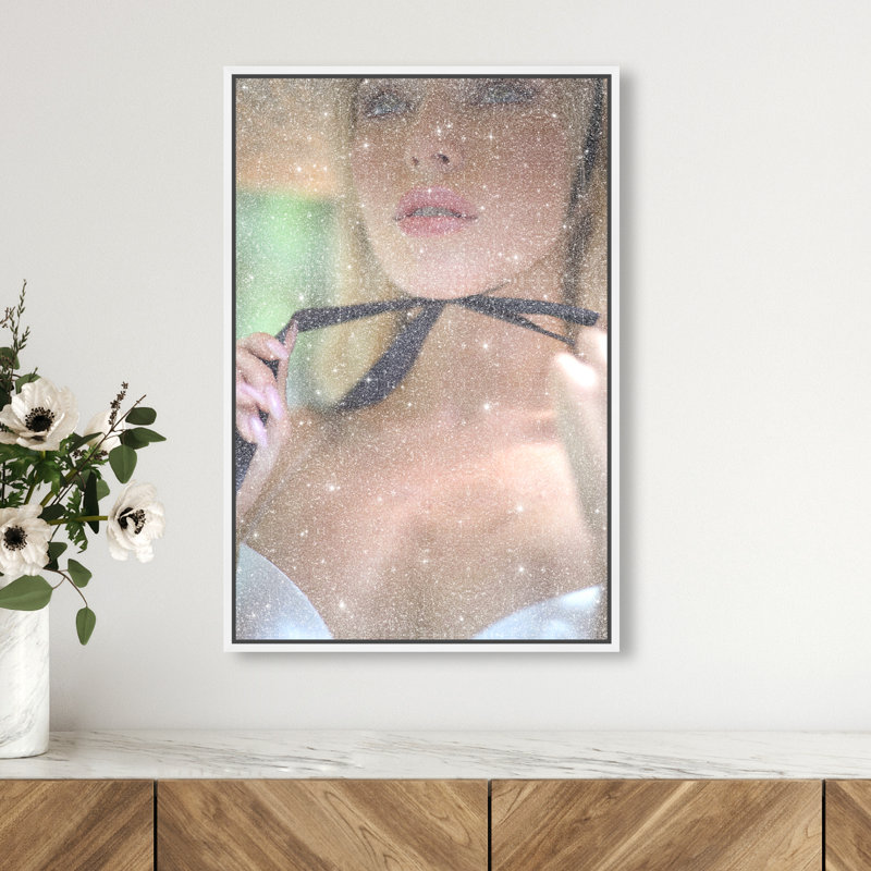 Yours Forever Canvas Fashion Print by Oliver Gal, 25"H x 17"W, White Frame