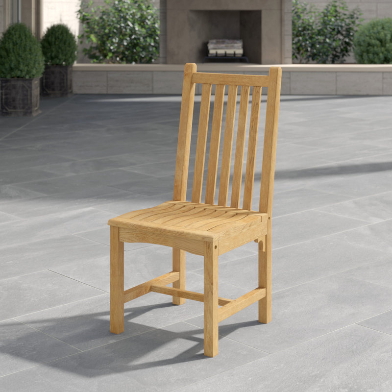Classic Outdoor Teak Dining Side Chair