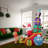 Inflatable Santa Claus On Sleigh With Reindeer And Penguin – 5.9 Feet Long With LED Lights