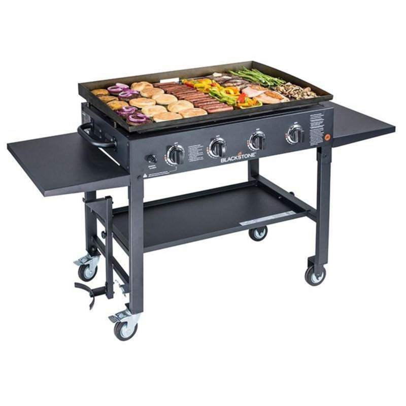 Blackstone 4-Burner Flat Top Liquid Propane 60000 BTU Gas Grill