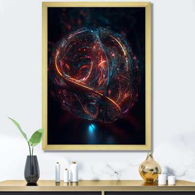 Cristal cosmique abstrait dans l'espace lointain I - impression