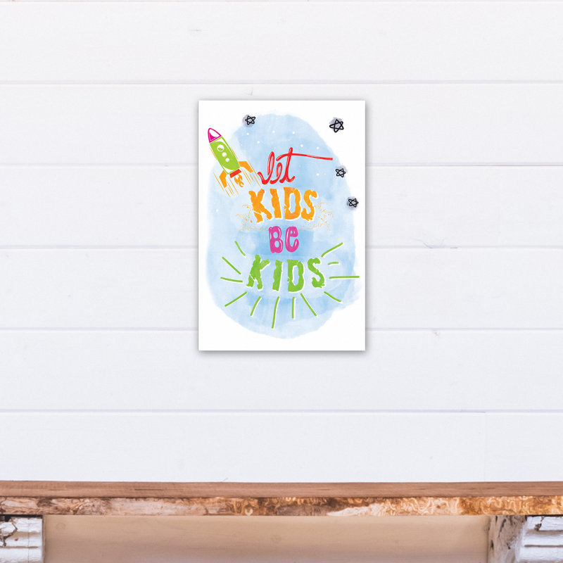 Art sur toile pour enfants let Bullock, H 18 po x l 12 po x P 1,25 po