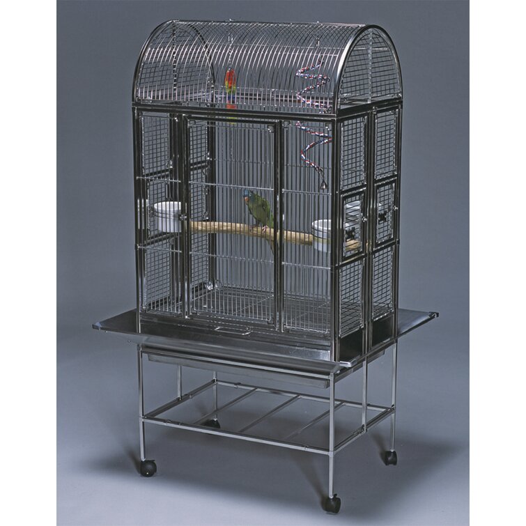 Rauch Steel Dome Top Floor Bird Cage with Wheels
