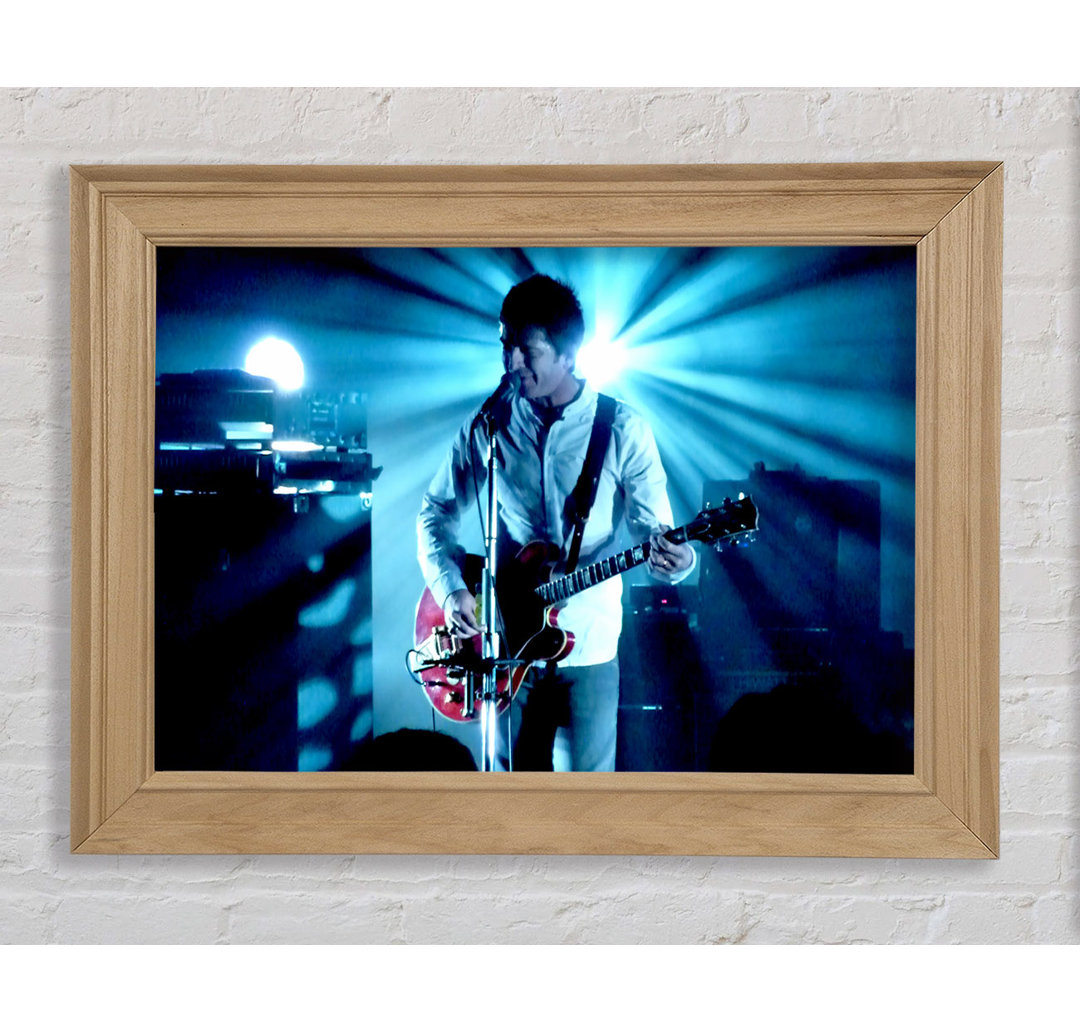 Noel Gallagher Blue Light - Einzelner Bilderrahmen Kunstdrucke