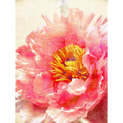Pivoine - reproduction sur toile tendue