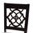Lebanon Grey Fabric 7-Pc Dining Set in and Dark Brown Finished Wood, 37.4'' H X 18.1'' W X 20.3'' D-554576944
