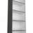 Matt Gray And White 5-Shelf Bookcase-230035852