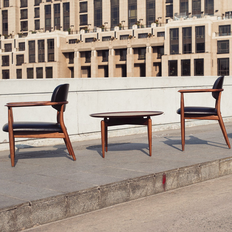 Slow Leather Arm Chair