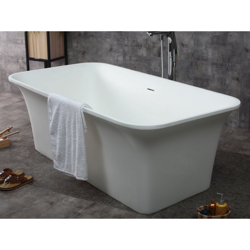 67'' x 35.6'' Soaking Resin Bathtub