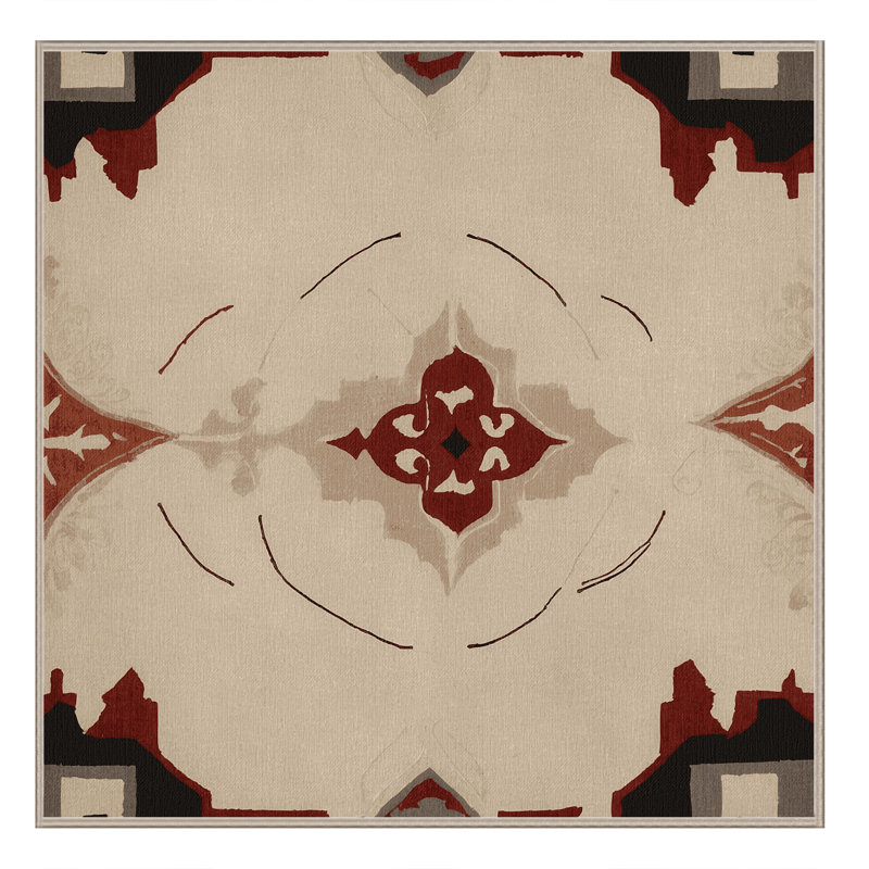 Chiseled Pathways Rug, Square 6'