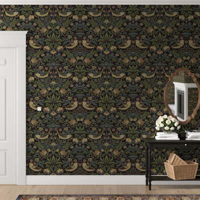 Clauson 18' L x 20.9" W Peel and Stick Wallpaper Roll