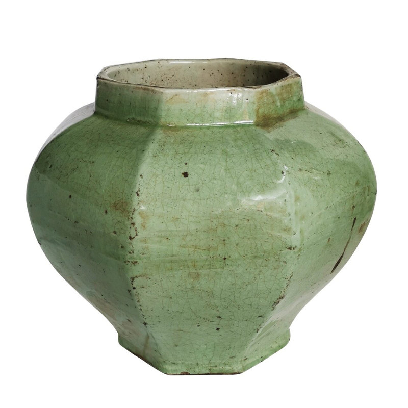 Handcrafted Table Vase, Celadon
