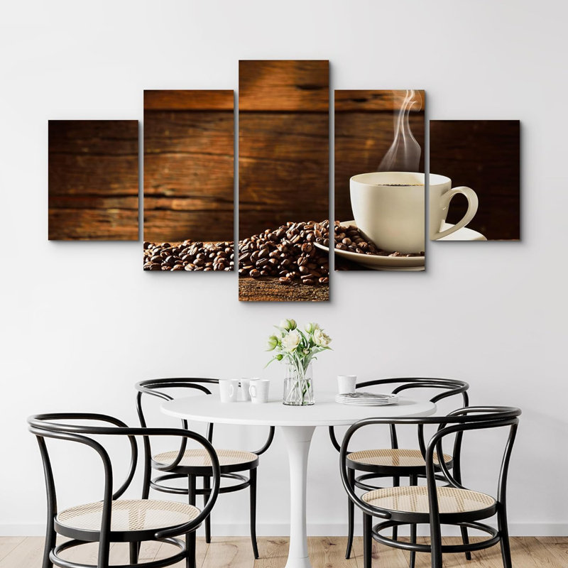 Café chaud et grains de café - Relax Modern