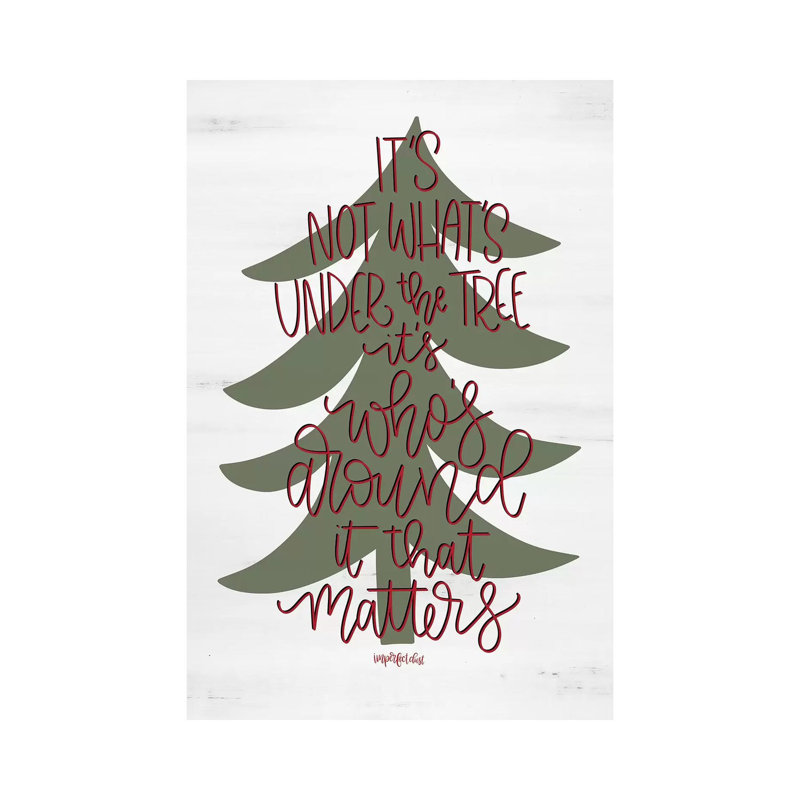 Around The Tree by Imperfect Dust - Wrapped Canvas Print, 20.32 cm H x 30.48 cm W
