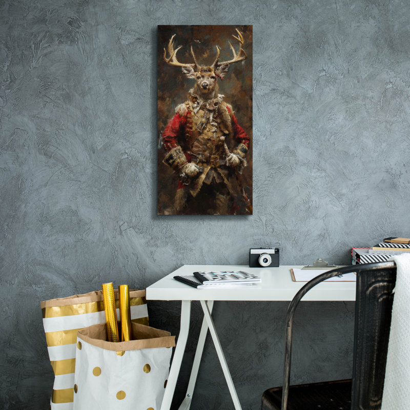 «Captain Buck» par Sean Parnell, art mural sur toile