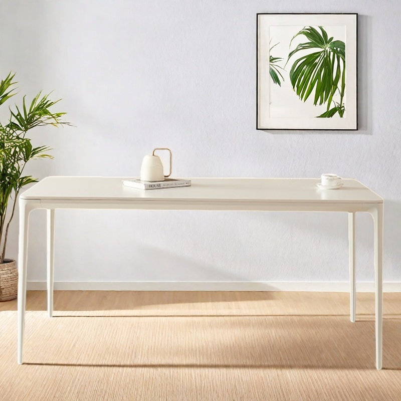 Simple and practical dining table, 29.1"H x 78.7"L x 31.4"W