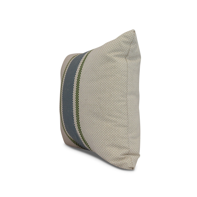 Farmers Market Grain Sack Pillow Cover & Insert, Rust, 20" x 20"