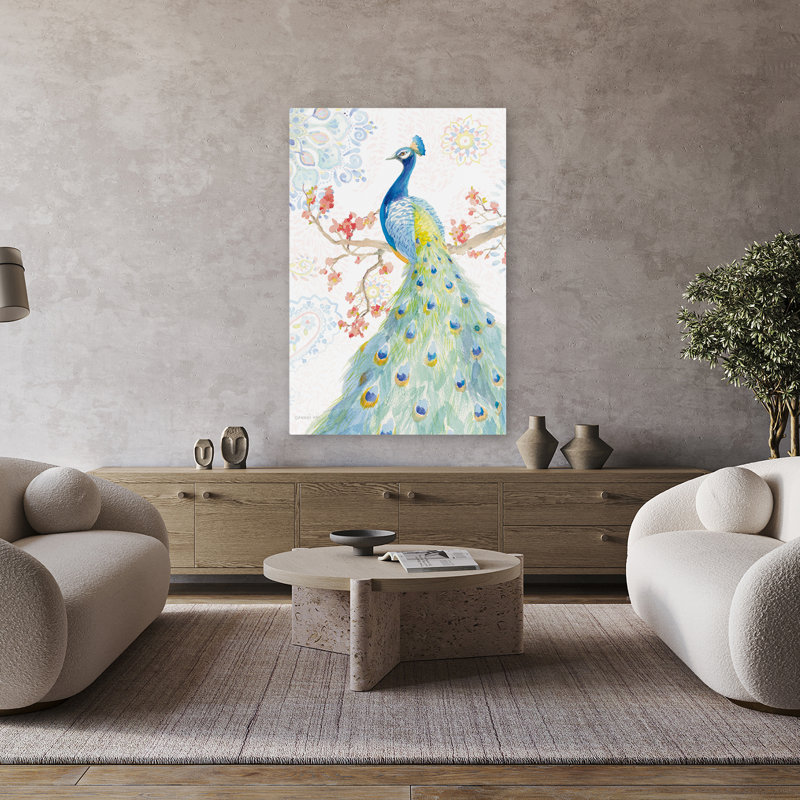 Animaux et oiseaux Jaipur II, art, H 48 po x l 32 po