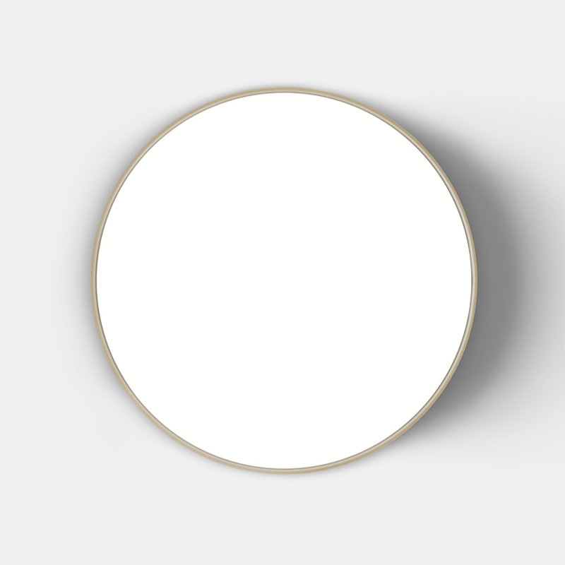 Dove Grey and White Glass LED Flush Mount Ceiling Light