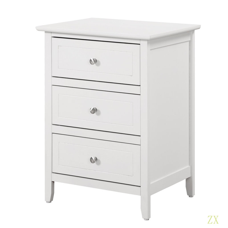 Table de chevet transitionnelle polyvalente, Blanc