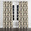 Ayeza - Geometric Blackout Grommet Curtain - 1 panel