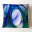 Mystic Blue Fractal - coussin imprimé abstrait-30628632-30628636