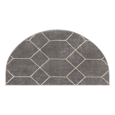 Tapis gris clair Debrodie