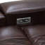 Ensemble de 2 fauteuils inclinables électriques en cuir de luxe avec accoudoirs enveloppants, console et recharge sans fil (ensemble de 2)