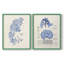 Blue Marine Algae III - reproduction encadrée de qualité supérieure - prête à être accrochée - aucun clou requis - aucun clou requis-533905859-533905882