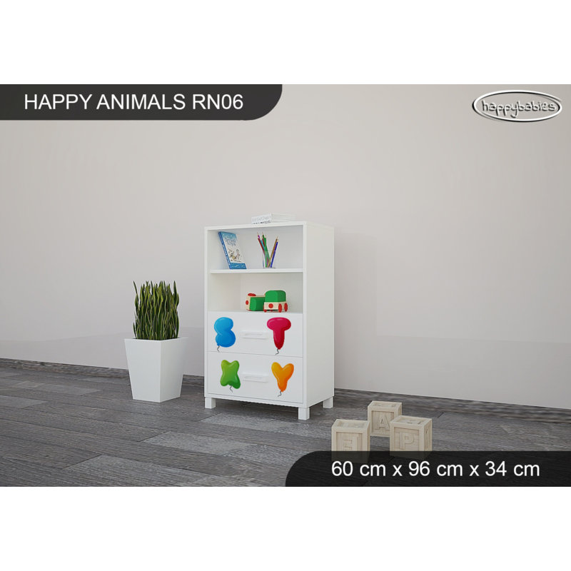 60cm W Kids Cube, White