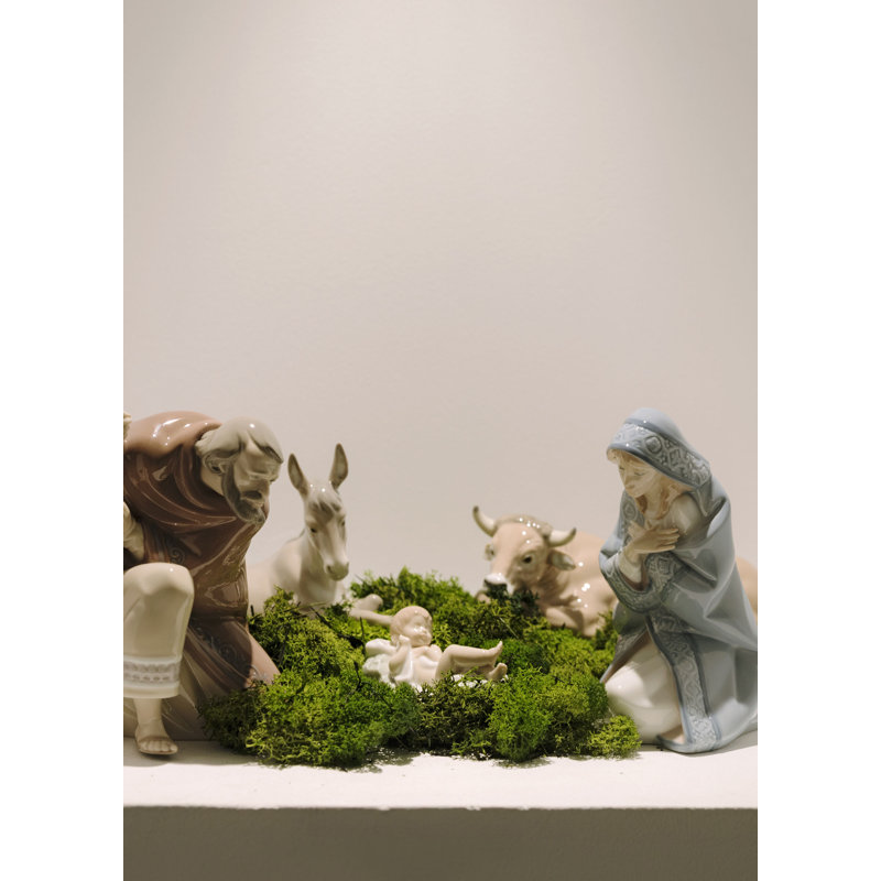 Ensemble de crèche 2 animaux à bethléem