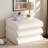 Modern Nightstand with 3 Drawers, Microfiber Leather Bedside Table for Bedroom, Ample Storage Cabinet with Easy-Clean Surface