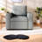 Versatile Chenille Sofa Bed With Usb, Compact Modern Design For Living Room